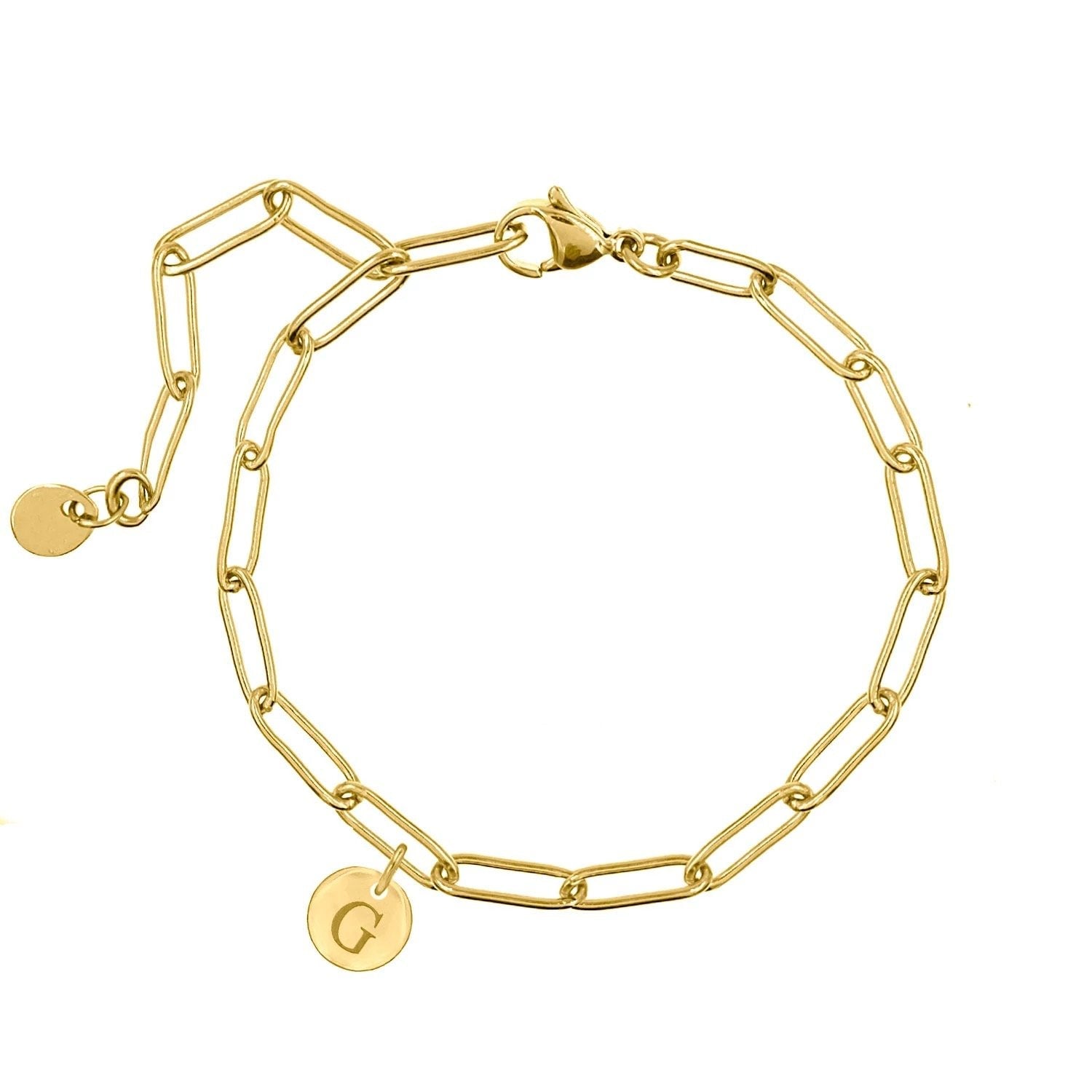 Stylish Initial Charm Bracelet - AGB LuxeDrop